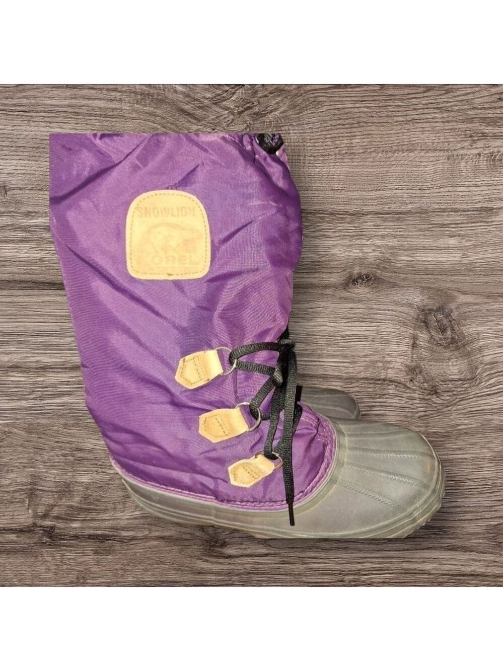 Sorel Purple Insulated Snow Boots Women's Size 8